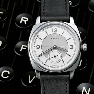 The Silver Sector edition photographed against a typewriter.