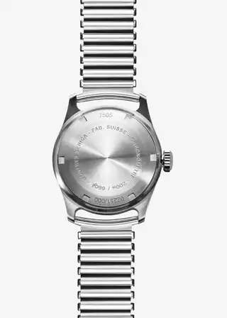 Caseback and bracelet of the 7505-1.